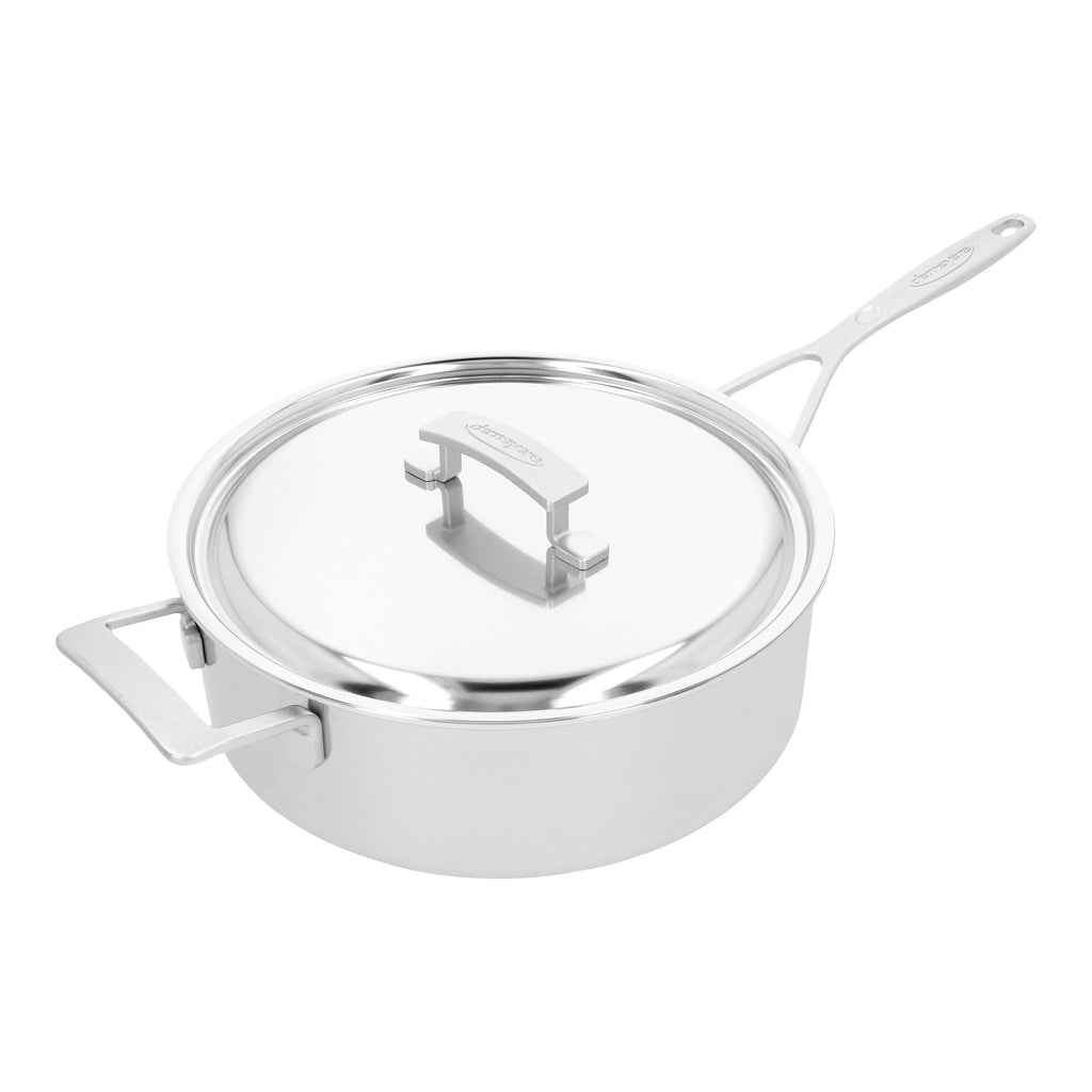 DEMEYERE Industry 5 28 cm 18/10 Stainless Steel Saute Pan With Lid