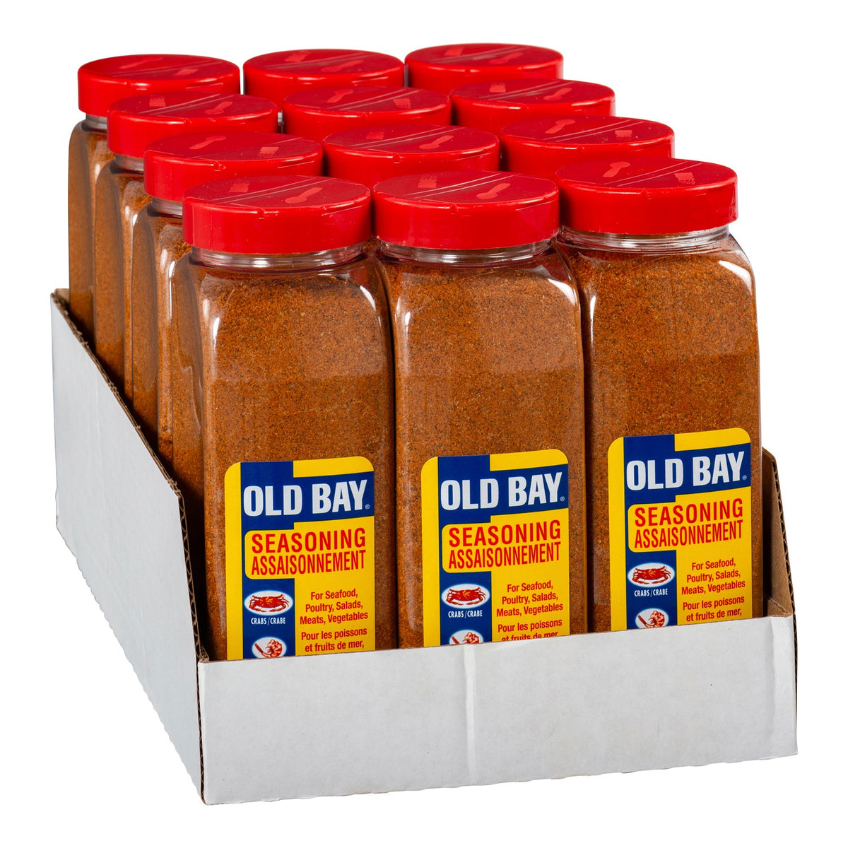Seasoning Old Bay - 12 x 680 g (Case = 1 x 680 g) - Old Bay Seasoni - Restaurant and Foodservice Ingredients - Canadian Distribution - Ships Free Within Canada on Orders Above CAD $199