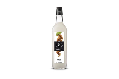 1883 Maison Routin Premium Syrup - 6 x 1L Pet-Plastic Bottles  - Almond - Ships Free Within Canada on Orders Above CAD $199