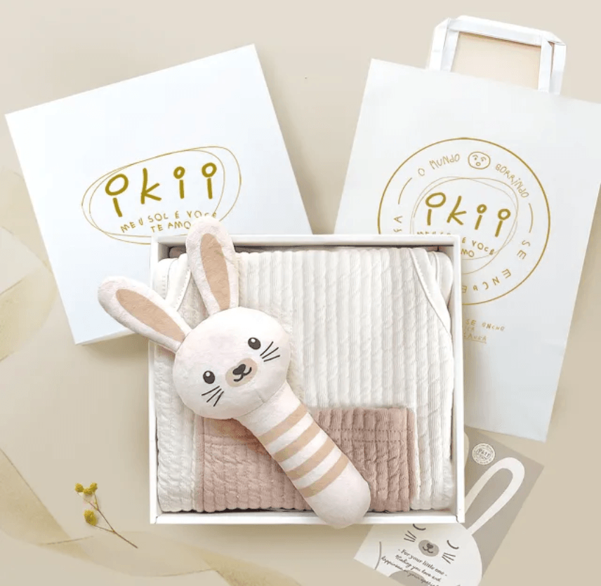 elephant and castle Baby sleeping cloth(Rabbit)