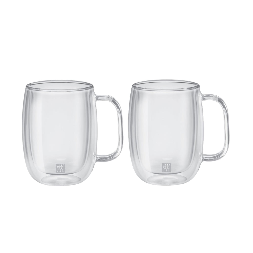 ZWILLING Sorrento Plus 2 Piece Coffee Glass Set, Transparent