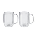 ZWILLING Sorrento Plus 2 Piece Coffee Glass Set, Transparent