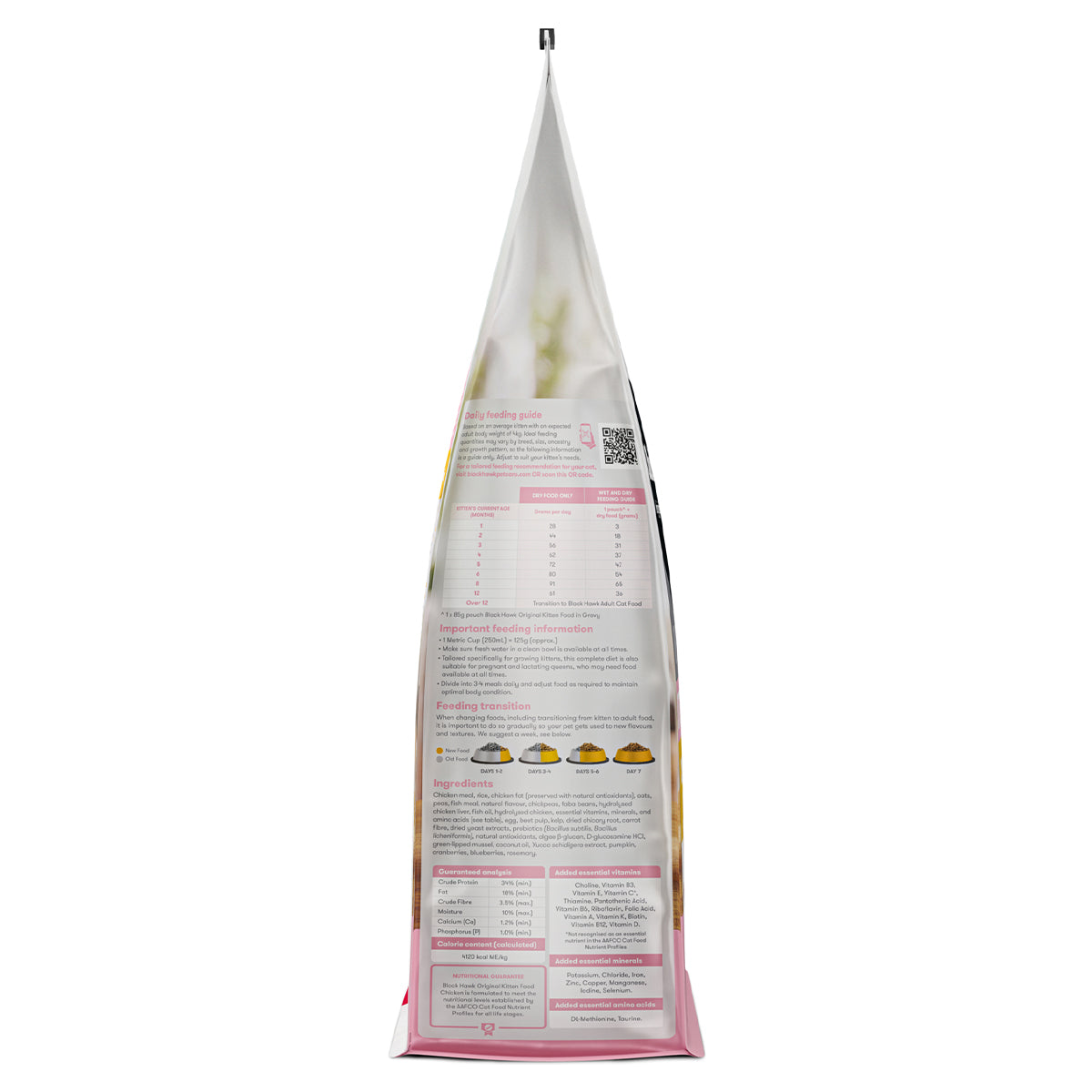 Black Hawk Original Dry Cat Food Kitten Chicken 4 or 8KG
