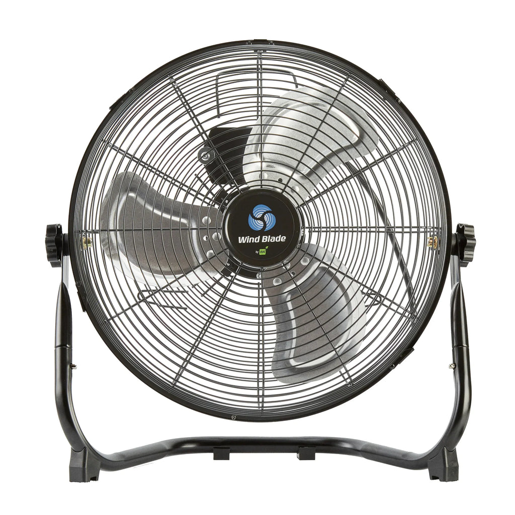 Restaurantware Wind Blade 3-Speed Industrial Floor Fan, 14 Inch, Tilt Head - 1 Unit/Case - Restaurant Equipment and Smallwares - Canadian Distribution - Ships Free Within Canada on Orders Above CAD $199