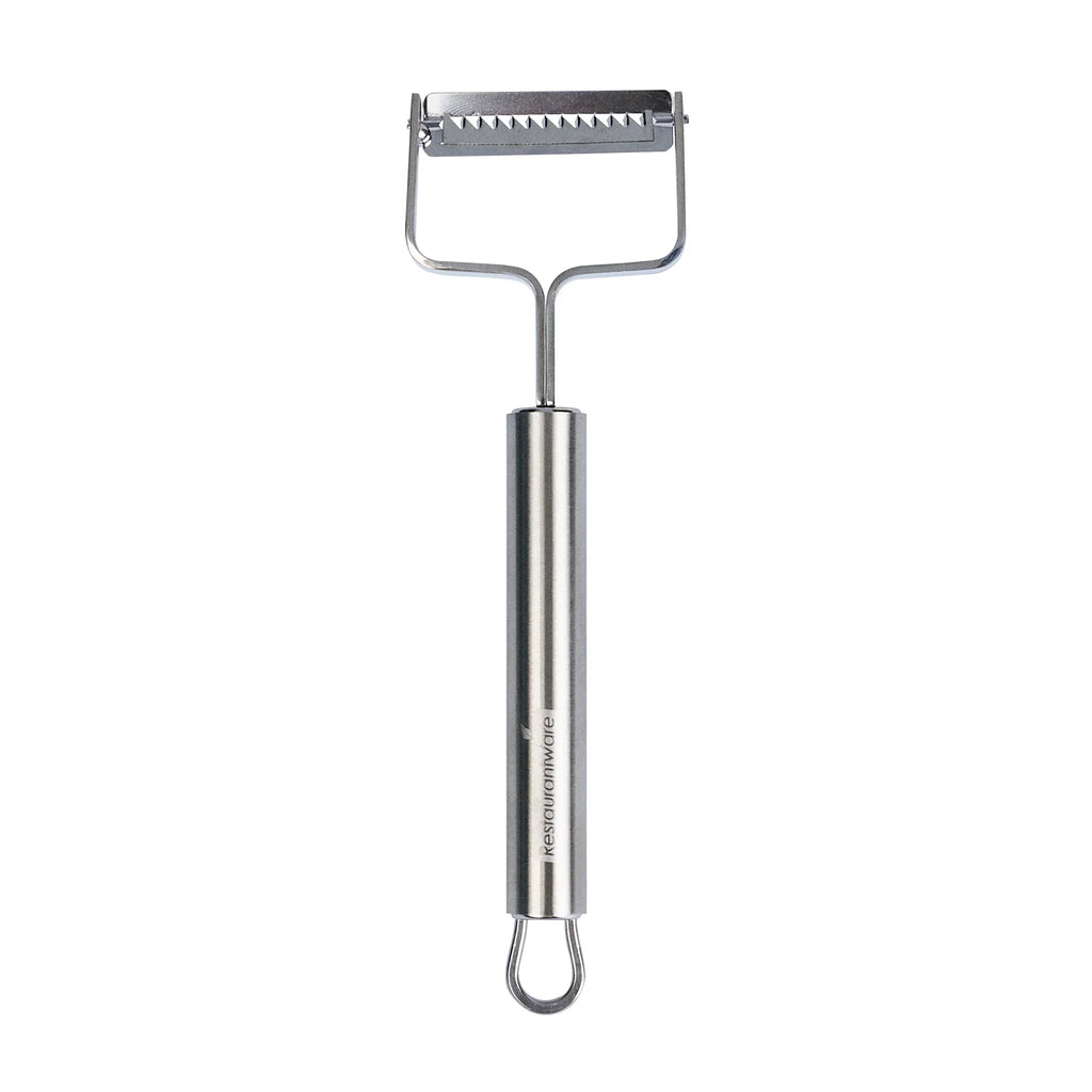 Restaurantware German Standard 6.50 Inch Julienne Blade Y-Shape Vegetable Peeler, Stainless Steel - 1 Unit/Case - Restaurant Equipment and Smallwares - Canadian Distribution - Ships Free Within Canada on Orders Above CAD $199