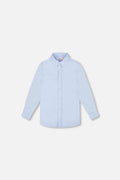 Long Sleeve Button Down Shirt Pale Blue