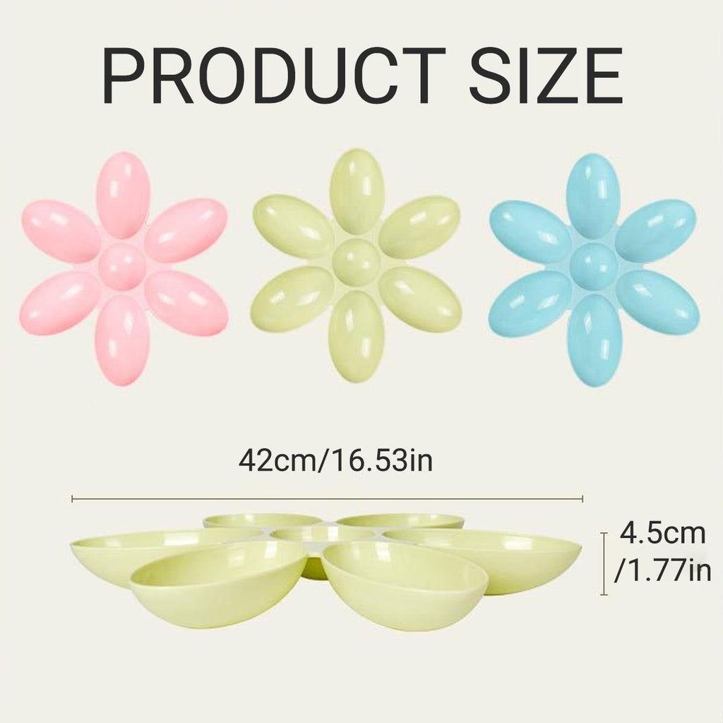Multi Cat Feeding Bowl Petal Design Kitten Milk Bowl Puppy Dog Food Water Dish