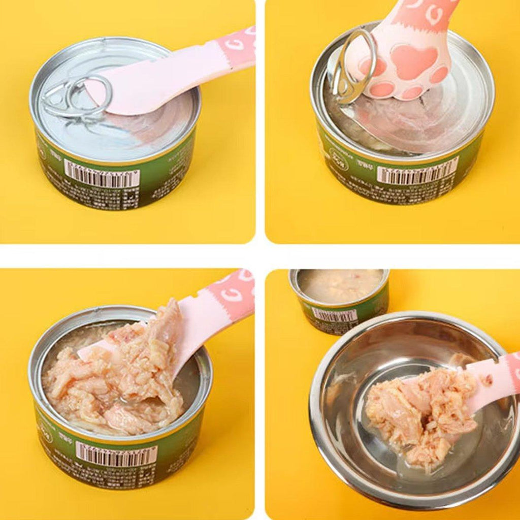 Pet Can Scoop Cat Can Opener for Feeding Multi Functional Cat Food Scooper Tool