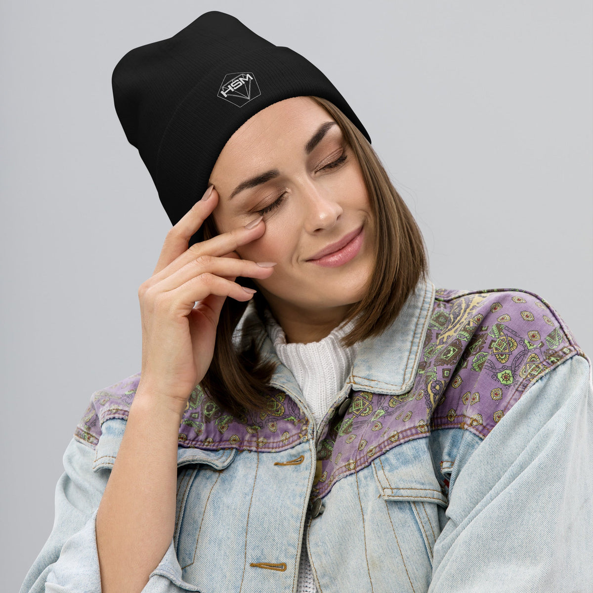 HSM Embroidered Beanie