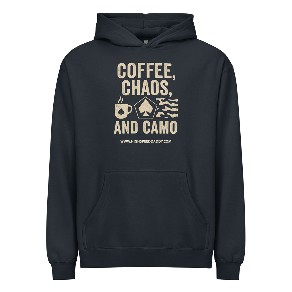 Coffee Chaos Men’s Box Hoodie