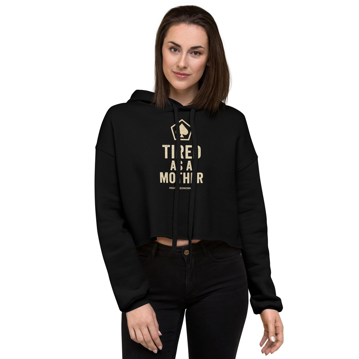 Tired Crop Hoodie